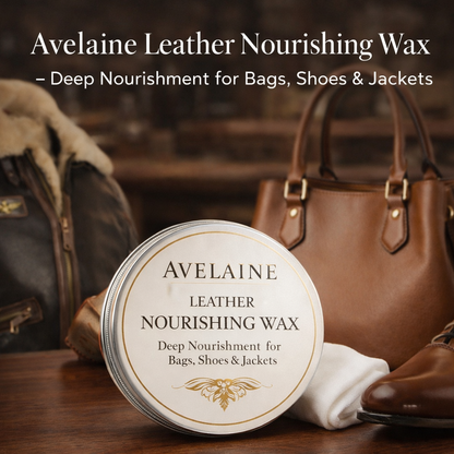 Avelaine Leather Nourishing Wax - Deep Nourishment for Bags, Shoes & Jackets