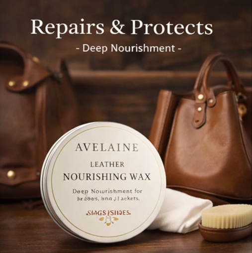 Avelaine Leather Nourishing Wax - Deep Nourishment for Bags, Shoes & Jackets