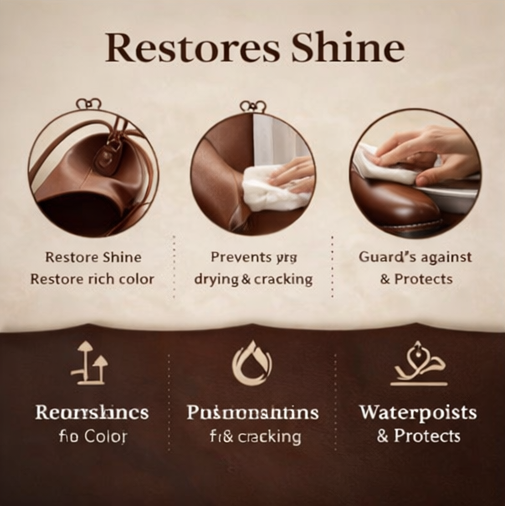 Avelaine Leather Nourishing Wax - Deep Nourishment for Bags, Shoes & Jackets