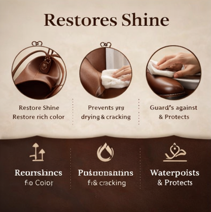 Avelaine Leather Nourishing Wax - Deep Nourishment for Bags, Shoes & Jackets