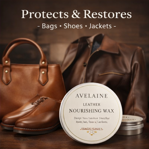 Avelaine Leather Nourishing Wax - Deep Nourishment for Bags, Shoes & Jackets
